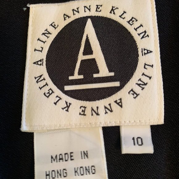 VTG Anne Klein 3/4 Length Nylon Blend Jacket, Size 10 (Fit Similar to Size 6) - Picture 6 of 7